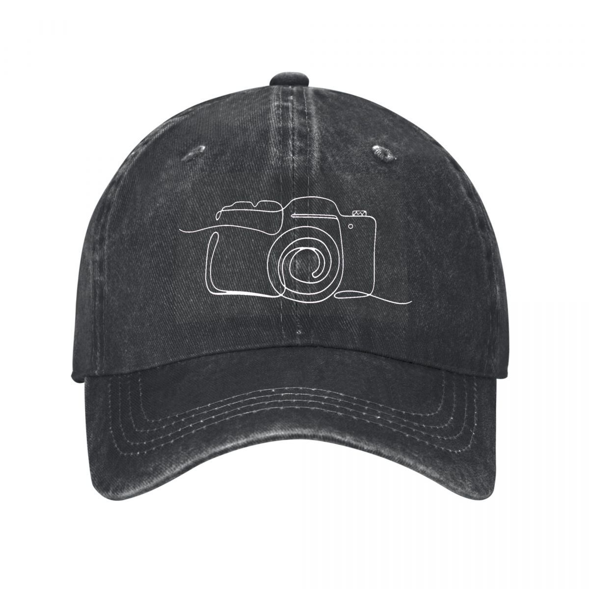 Photography Graphic Design - Cappellino da Baseball Vintage in Cotone