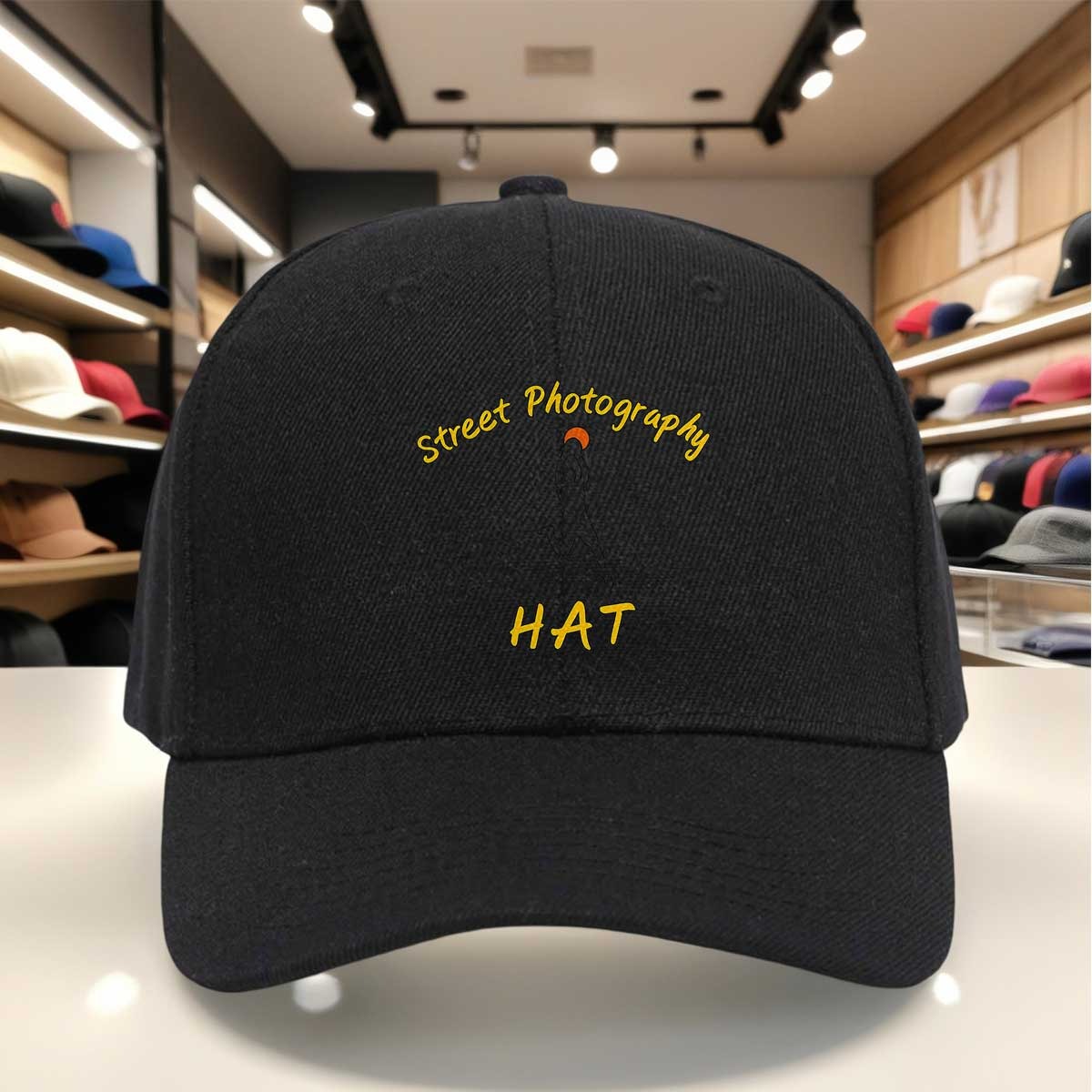 Photography Graphic Design - Cappello per fotografia di strada con