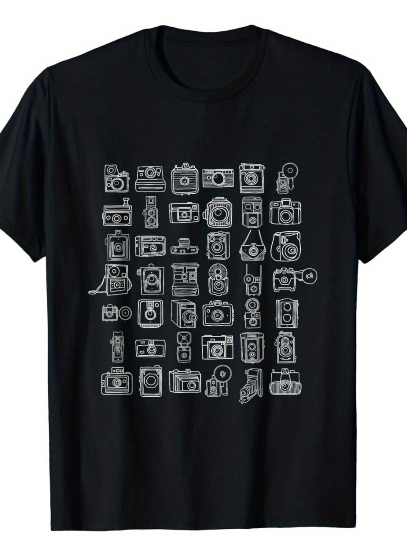 Photography Graphic Design - Maglietta grafica da uomo con design
