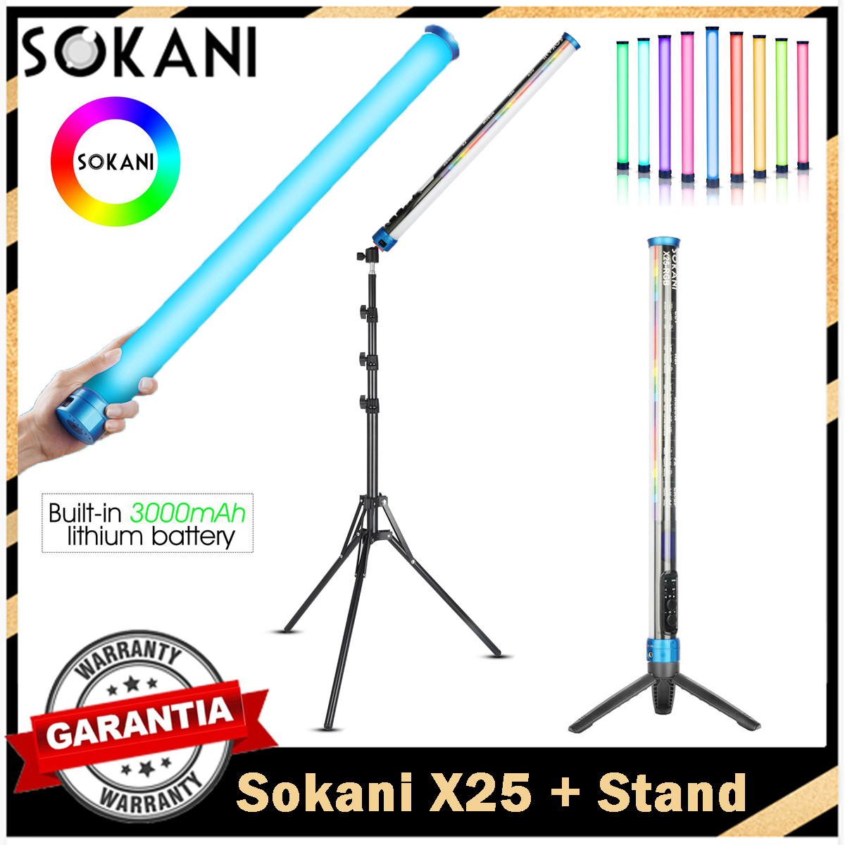 Strobe Light Studio - Sokani X25 RGB LED Luce video