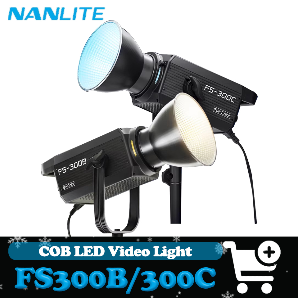 Strobe Light Studio - Nanlite FS-300C FS-300B Luce video da