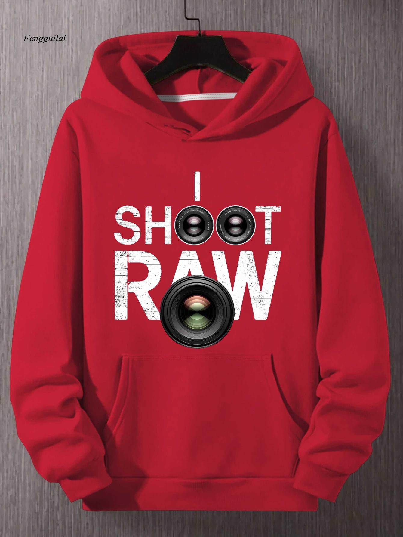 Felpa con cappuccio Shoot Raw  - Photography Graphic Design recensione e prezzo