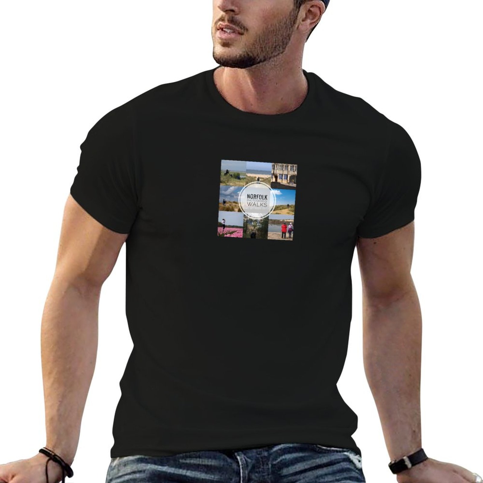 T-shirt da uomo Norfolk Photog - Photography Graphic Design recensione e prezzo