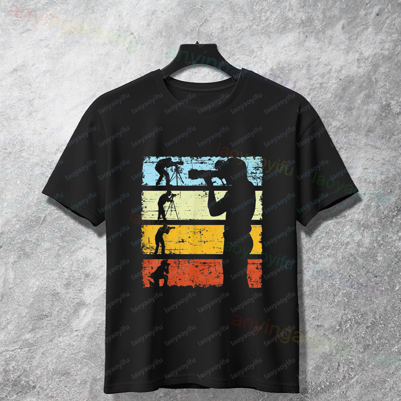 T-shirt con design retrò di fo - Photography Graphic Design recensione e prezzo