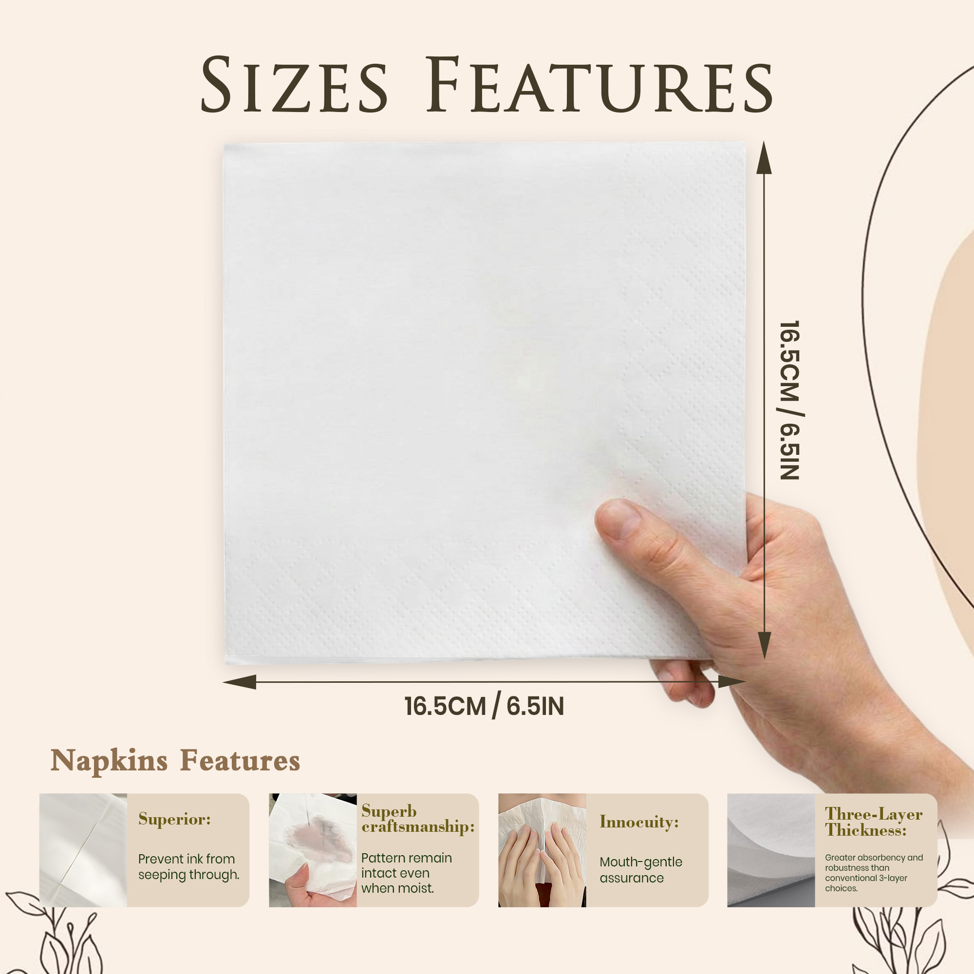 Tovaglioli personalizzati da 6 - Photography Paper recensione e prezzo